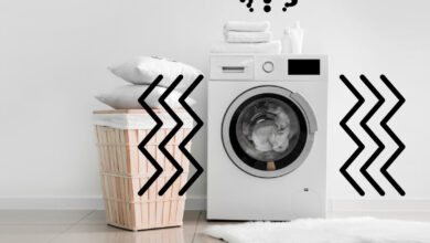 تعمیر لرزش ماشین لباسشویی