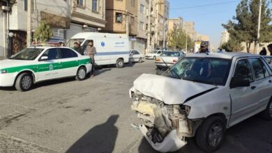 تصادف 3 سرویس مدرسه در سبزدشت 15 مصدوم برجای گذاشت