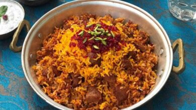 طرز تهیه پلو شاه عباسی