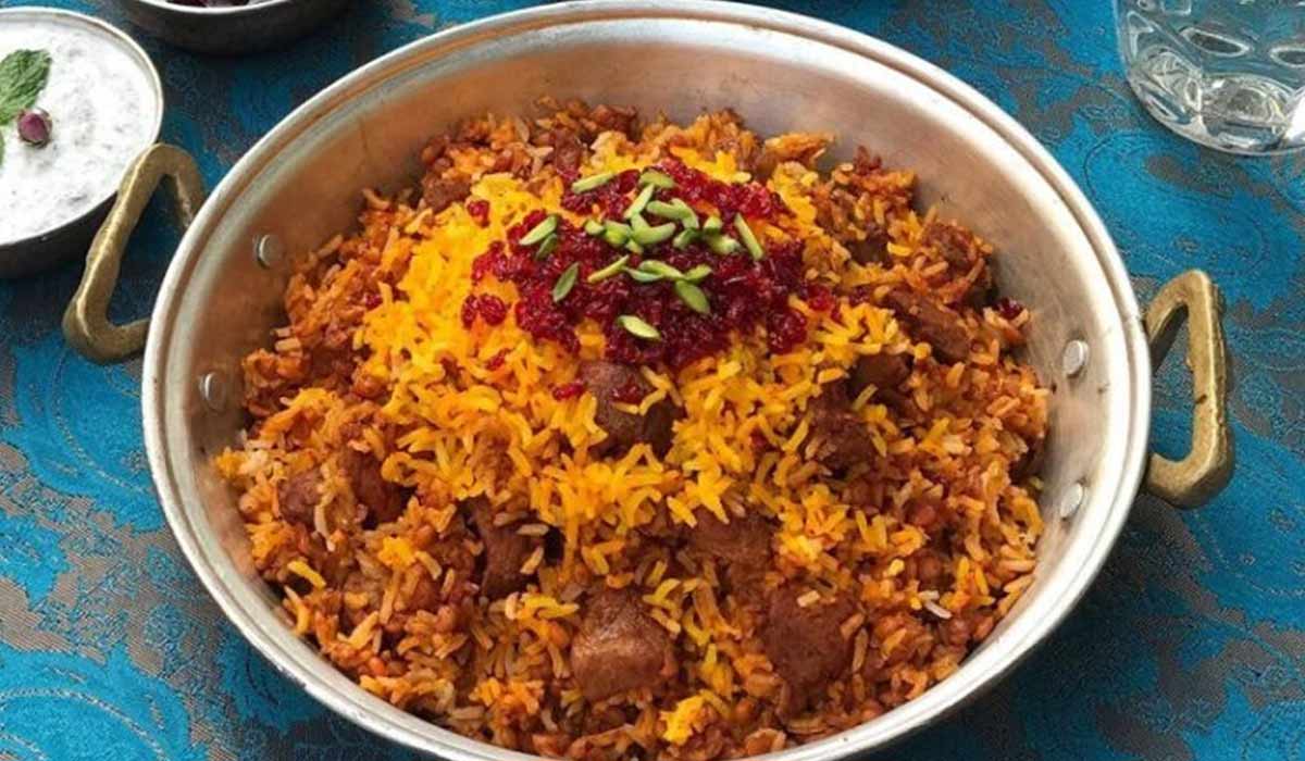 طرز تهیه پلو شاه عباسی