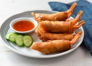 طرزتهیه اسپرینگ رول میگو