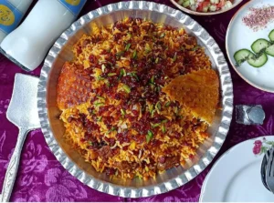 طرز تهیه پلو شاه عباسی