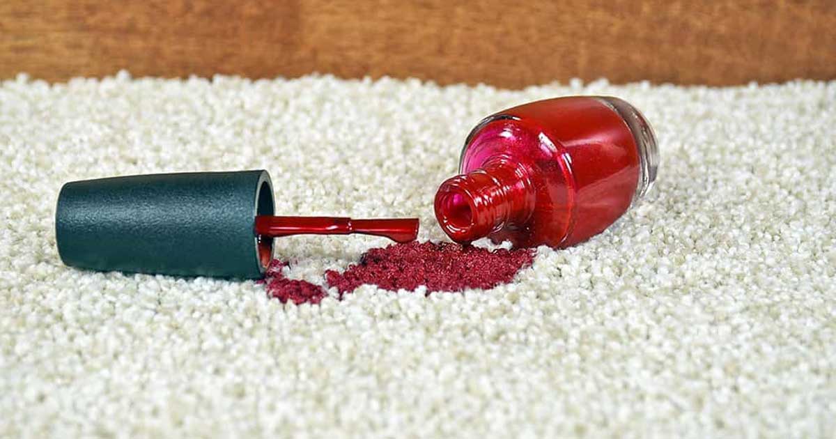 پاک کردن لکه لاک