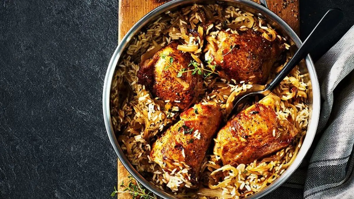 طرزتهیه مرغ بریانی