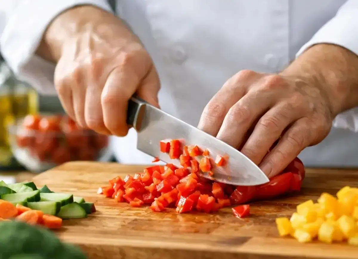 روش استفاده صحیح از چاقوی آشپزخانه