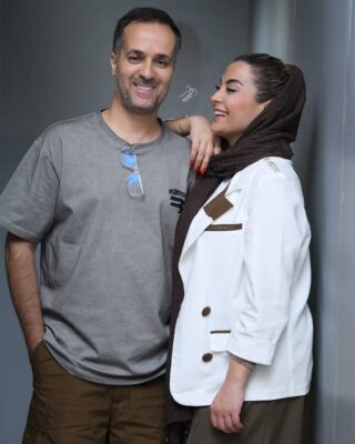 احمد مهرانفر و همسرش