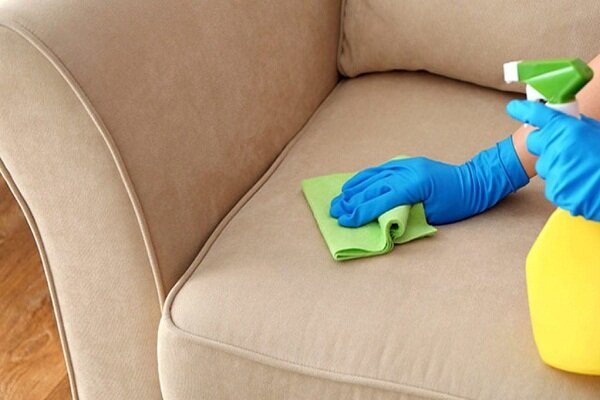 تمیز کردن مبل پارچه ای