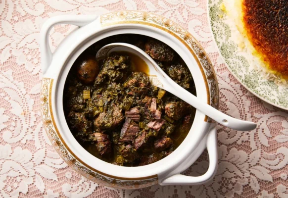 طرز تهیه خورش تره کردی