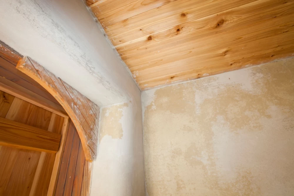 علت زرد شدن دیوار گچی