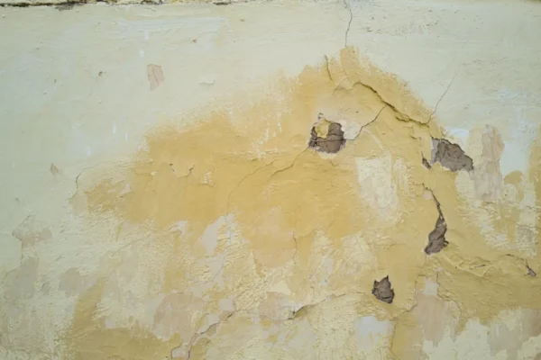 علت زرد شدن دیوار گچی