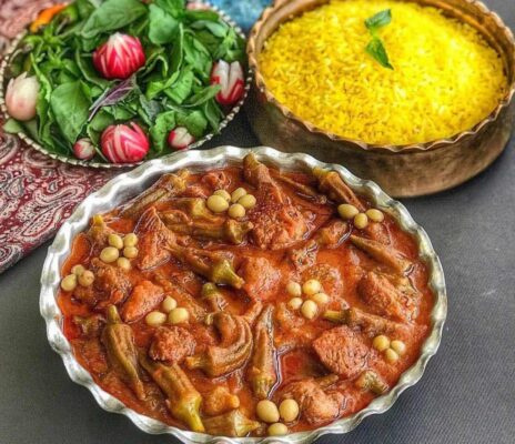 غلیظ و خوشمزه تر شدن خورشت بامیه