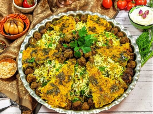 طرزتهیه کلم پلو شیرازی