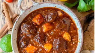 خورشت «به» با ماهیچه