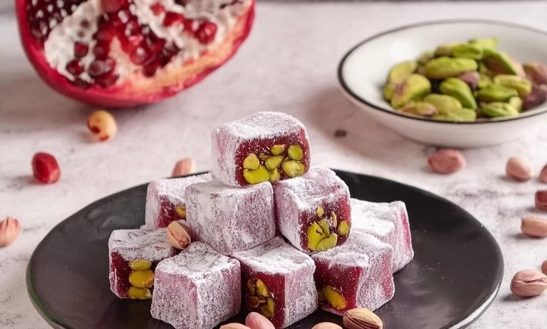 طرزتهیه لوکوم انار