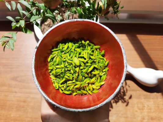 طرزتهیه خلال پسته