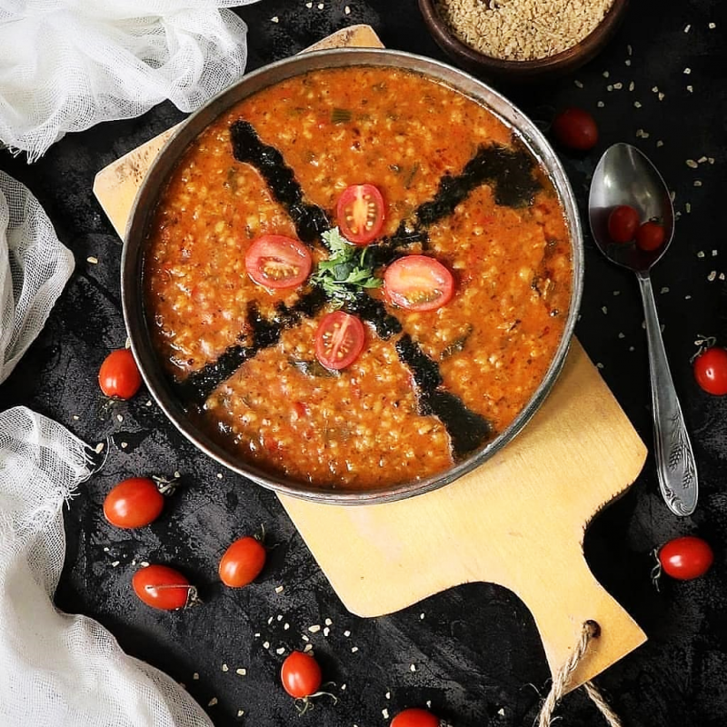 طرز تهیه آش آبغوره خانگی خوشمزه برای لاغری به روش ساده