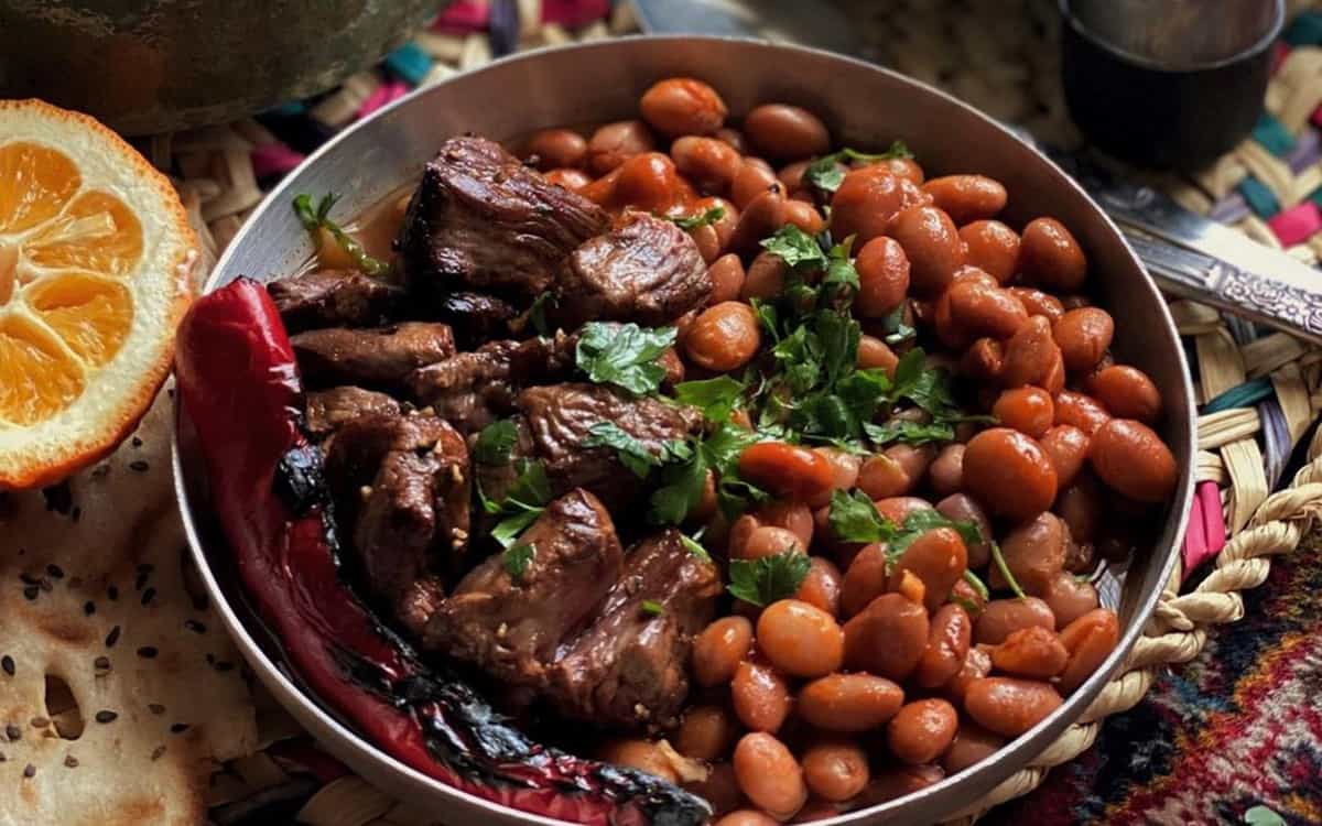 طرز تهیه لوبیا کباب رشتی با طعمی لذیذ و بی نظیر