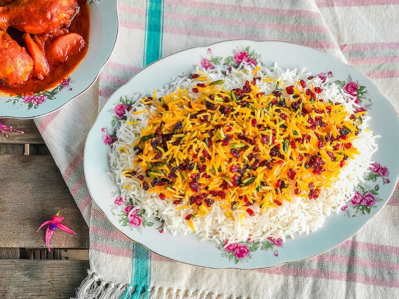 پخت برنج مجلسی
