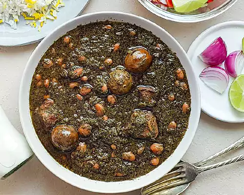 رفع ترشی قورمه سبزی