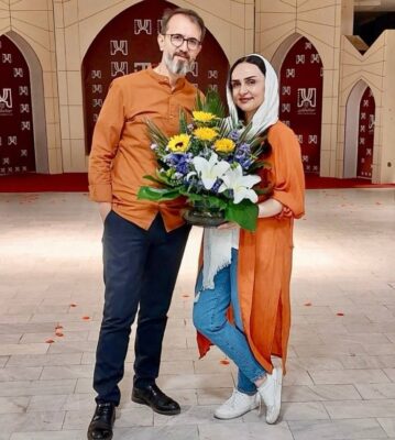 چهره واقعی و بدون گریم رقیه شادخواه بازیگر نقش آقننه سریال آنام