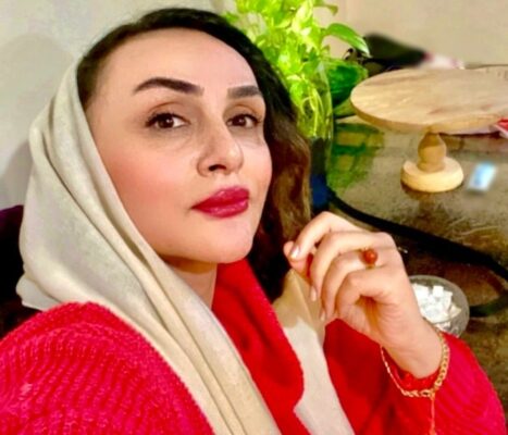 چهره واقعی و بدون گریم رقیه شادخواه بازیگر نقش آقننه سریال آنام