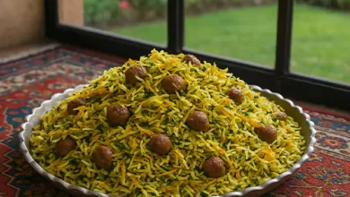 طرزتهیه کلم پلو شیرازی