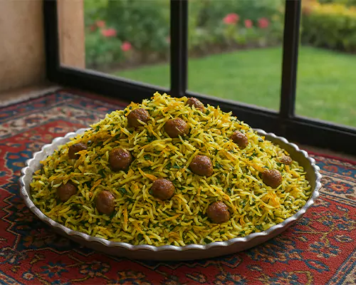 طرزتهیه کلم پلو شیرازی