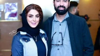 عکس نیلوفر شهیدی در لباس عروس به همراه فرزندخوانده جدیدش